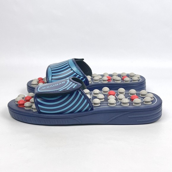 BYRIVER Acupressure Foot Massage Reflexology Slip-On Sandals Sz Small W9-11/M7-9 - Picture 8 of 15